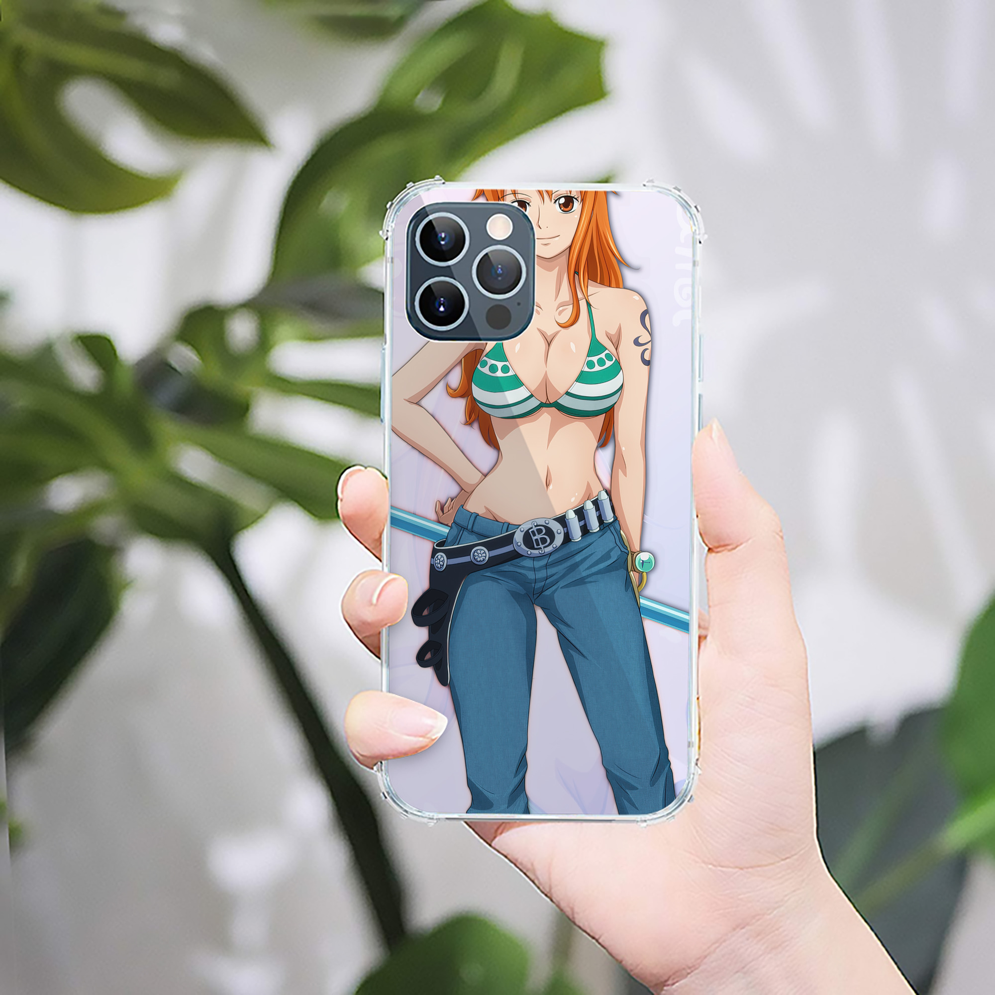 （画像用） ワンピース ONE PIECE 【iPhone 12シリーズ対応】透明スマホケース（クリアソフトケース）